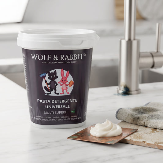 Pasta detergente universale ecologica e professionale Wolf & Rabbit